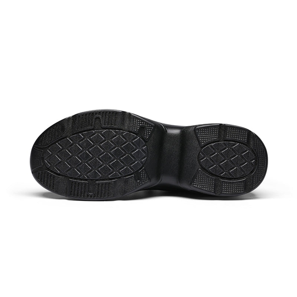 [Nori] Non-Slip Air Cushion Fashion Sneakers - ALL BLACK - 4